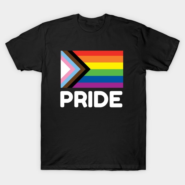 2020 Pride Flag All Inclusive T-Shirt by PowderShot